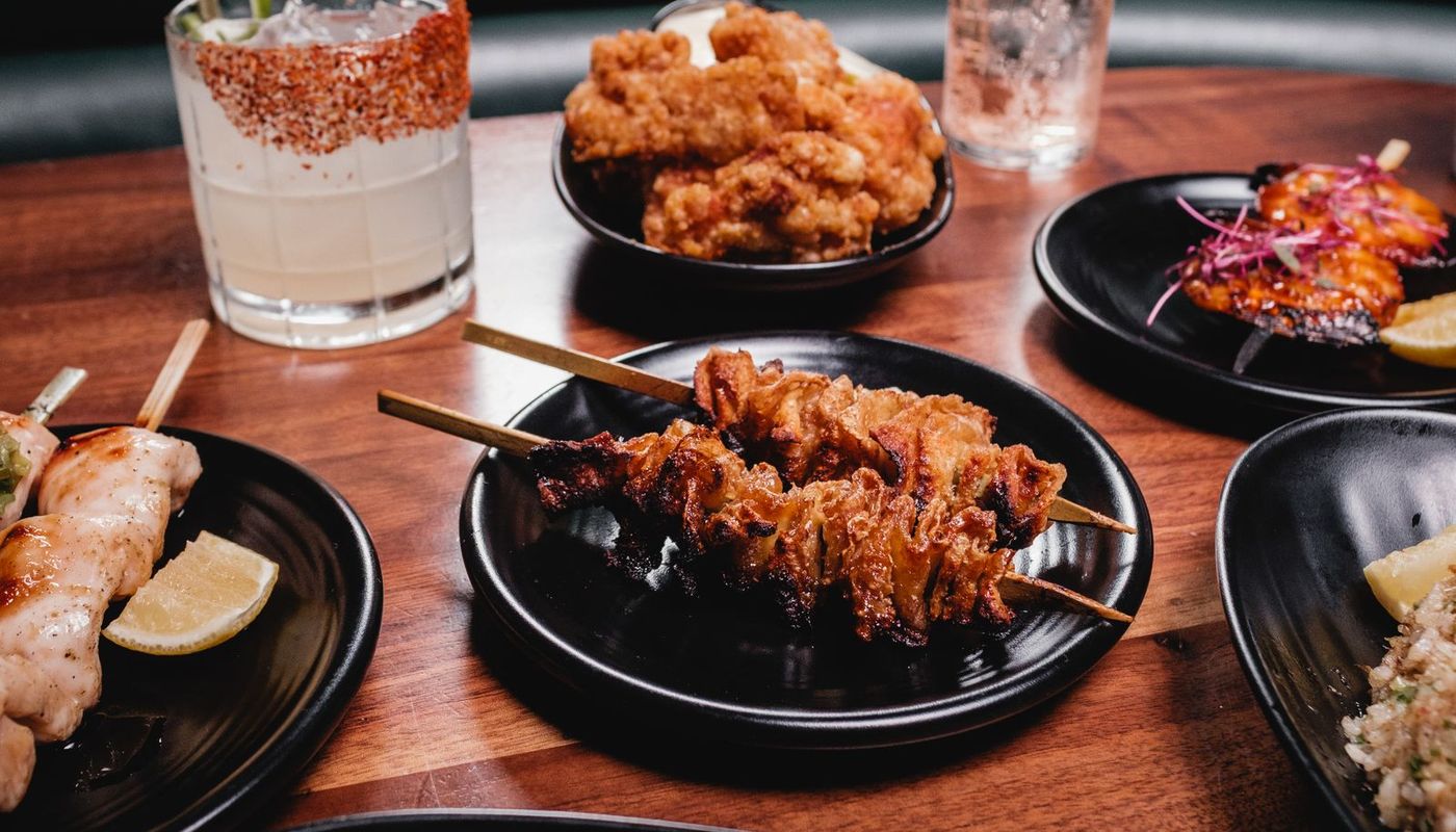 焼き台の様子